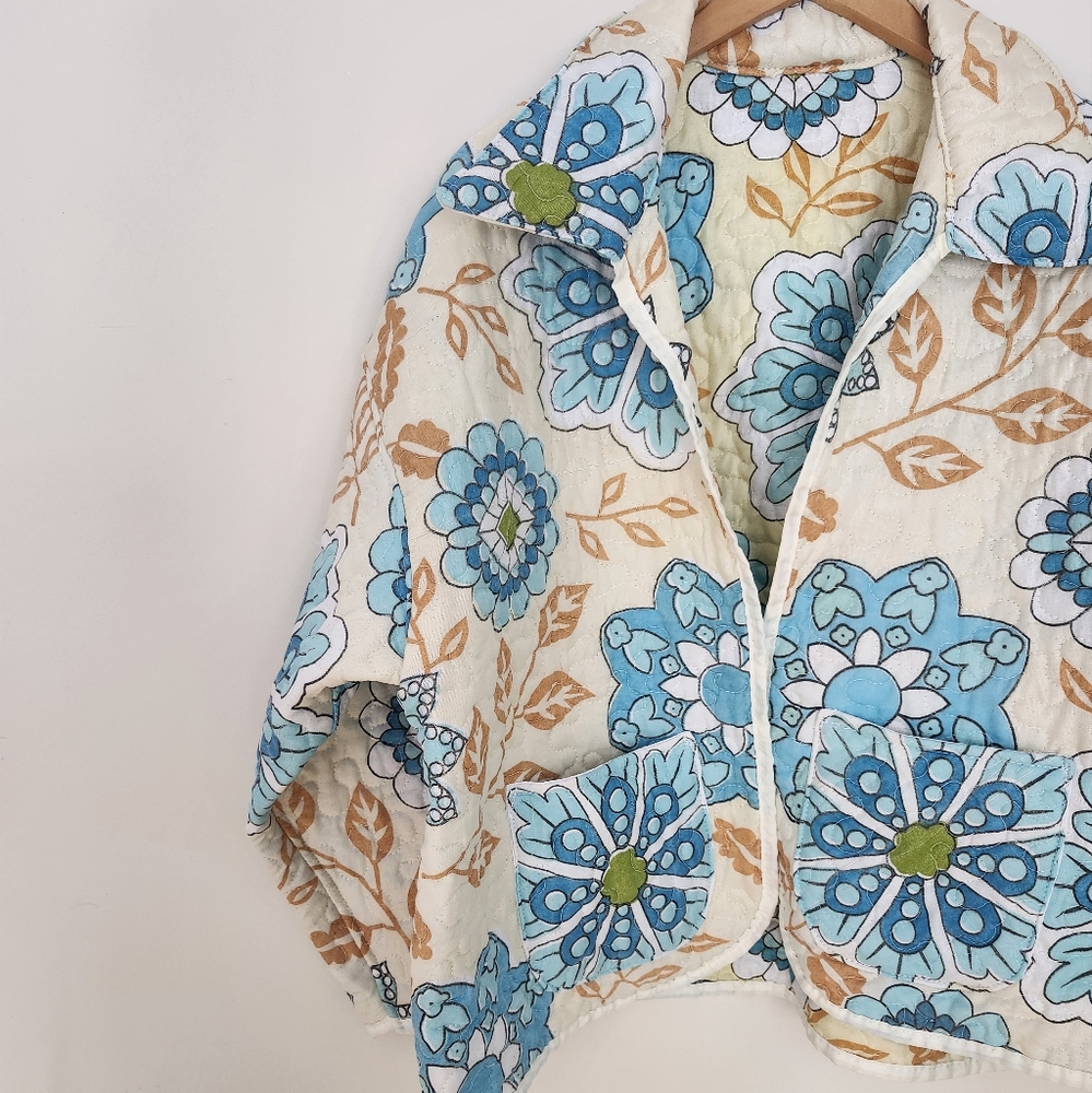 Handmade 70' Quilted Jacket - Picture 4 of 11